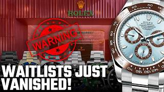 Rolex Waitlists VANISH Overnight (Here's Why)