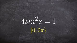 Solving a trigonometric equation by taking the square root of both sides