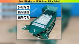 Industrial Vibrating Screen Machine Linear Vibrating Sieve Small Sand Sifter Electric Powder Sifter