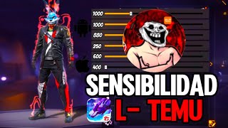 SENSIBILIDAD COMPLETA CON Y SIN DPI⚙️ para PEGAR TODO CAPA🩸FREE FIRE SENSIBILIDAD ACTUALIZADA 2025