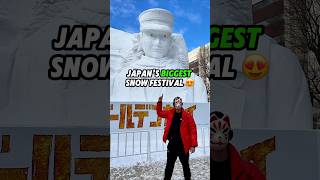 I TRIED Japan's BIGGEST Snow Festival! 🥶