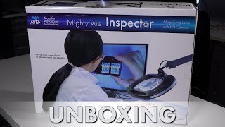 Unboxing: Mighty Vue Inspector Magnifying Lamp from Aven Tools