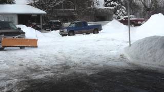 minivan snow plow