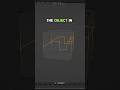 Cut through the object in #Blender #blender3d #blendertips