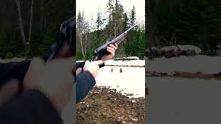 ✅out Browning 7MM08 caliber with 20 inch barrel versus two purple cabbage’s#youtubeshorts