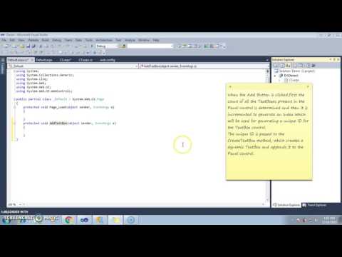 Get Value of dynamically created TextBox in ASP.Net using C# Get Value of dynamically created TextBox in ASP.Net using C#