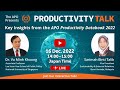 Key Insights from the APO Productivity Databook 2022