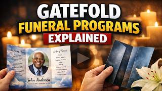 Gatefold Funeral Programs Explained: Design, Purpose, and Options