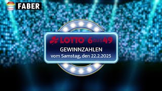 FABER Lotto · Lotto-Gewinnzahlen vom Samstag, den 22.02.2025