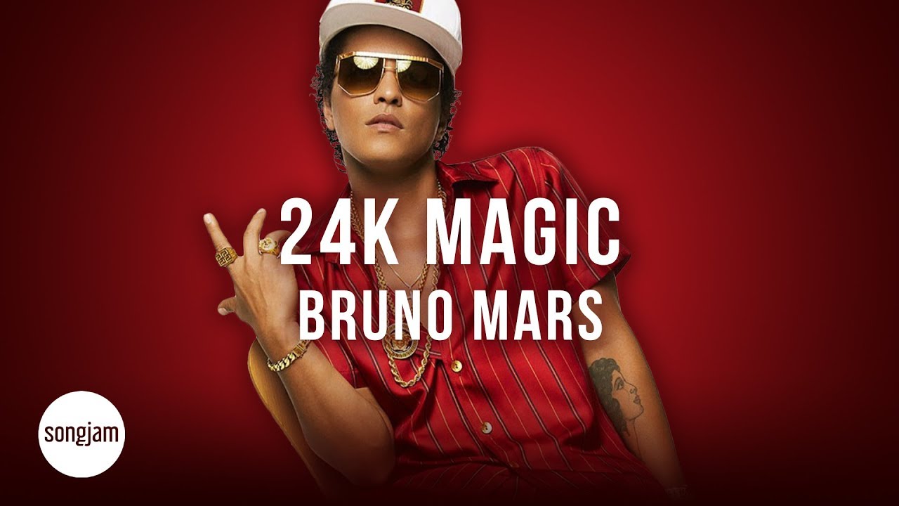 Bruno Mars - 24k Magic (Official Karaoke Instrumental) | SongJam - YouTube