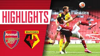 HIGHLIGHTS | Arsenal 3-2 Watford | Premier League | Aubameyang (2), Tierney