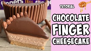 Chocolate Finger Cheesecake Recipe tutorial #Shorts