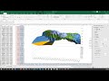 Graph X Y Z Data Inside Microsoft Excel in 3D - 3D Scatter, 3D Surface, XYZ Mesh