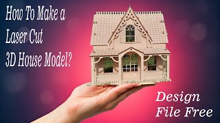 Build Your Dream Doll house: Custom Laser-Cut Design#diy#miniatures #khobaartwork,