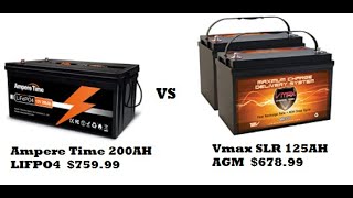 Vmax AGM vs Ampere Time LIFPO4: Which Battery is Best for Off Gridders?