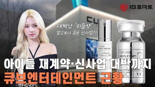 (비즈니슈)큐브엔터, 아이들 재계약으로 기사회생…의외로 대박난 제품은?