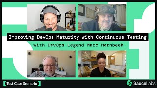 Improving DevOps Maturity with Continuous Testing with DevOps Legend Marc Hornbeek