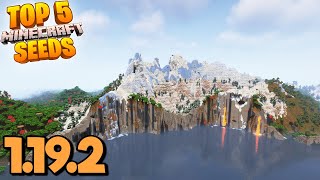 TOP 5 EPIC SEEDS for MINECRAFT 1.19.2! (Best Minecraft Wild Update Seeds Java \u0026 Bedrock)