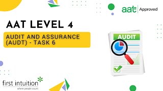 AAT Q2022 Level 4 Audit and Assurance (AUDT) - Task 6 - First Intuition