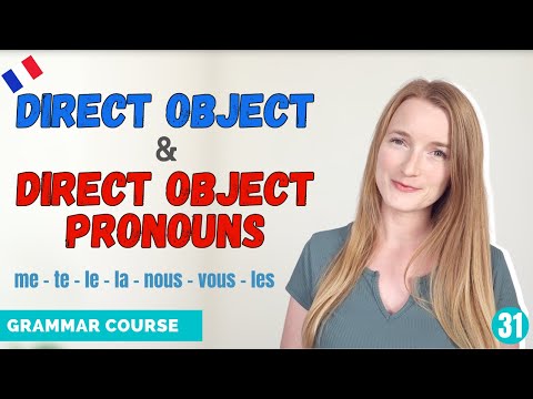 What is direct object in French?