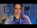 asmr dermatologist cystic acne extractions detailed face exam