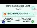 Cara Backup Chat WhatsApp Mod ke WhatsApp Ori 2024 | How to Backup WhatsApp Mod to WhastApp Official