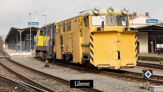 Vlaky Liberec - Benešov nad Ploučnicí, trať 086