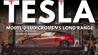 The Difference Between Model 3 Ludicrous and Long Range