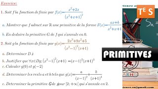 (TS2/MATHS) Exo de PRIMITIVES 🔥🔥🔥