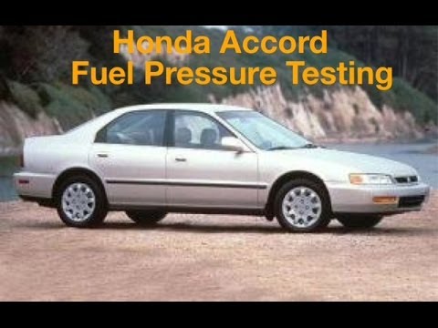 Honda Accord Fuel Pressure Testing Honda Accord Fuel Pressure Testing