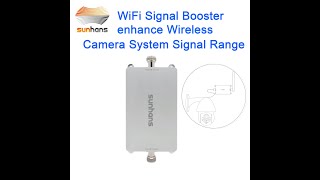 Sunhans 2.4GHz 10W 40dBm WiFi Signal Booster Indoor Comply with Any 2.4ghz Transmitter and Receiver