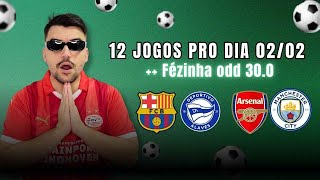 PALPITES E APOSTAS DE FUTEBOL PARA HOJE 02 02 2025 + BILHETE PRONTO (DOMINGO)