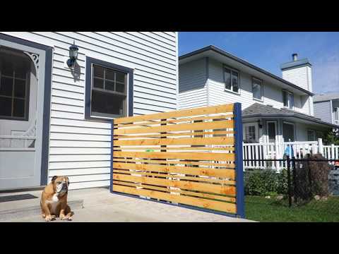 Modern Patio Privacy Screen // DeWalt Flexvolt Test || How To Woodwork Modern Patio Privacy Screen // DeWalt Flexvolt Test || How To Woodwork