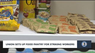 Union sets up food pantry for striking workers in Janesville
