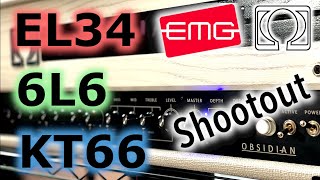 Omega Obsidian | EMG-81 | EL34 vs. 6L6 vs. KT66 - Tube Shootout