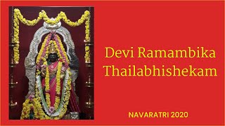 Thailabhisheka | Devi Ramambika | Rama Sakthi Mission Madras