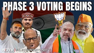 Lok Sabha Elections 2024 | Phase 3 Voting Begins In 11 States, Union Territories | NDTV Live