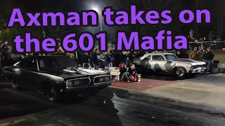 Axman Memphis Street Outlaws vs 601 Mafia JJ Da Boss Armdrop No Prep Drag Racing MSO NPK