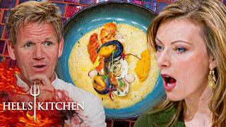 You Eat With Your Eyes First: Best & Worst of the Presentation Challenge | Hell's Kitchen