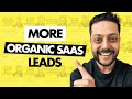 SaaS Content Marketing: How To Get More Organic SaaS Leads Fast