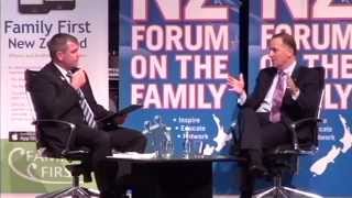 John Key interviewed by Bob McCoskrie - Forum on the Family 2014