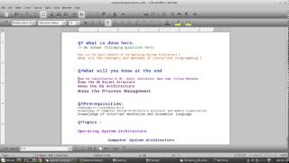 Session 1 : Operating System Concepts Introduction