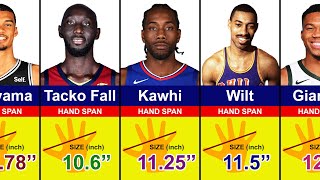 The Biggest Hands In NBA History 🖐️ | Shaquille O’Neal, Giannis Antetokounmpo, Victor Wembanyama