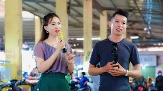 Tình Đất - Cả Khu Chợ Náo Loạn Bởi Cặp Đôi Song Ca Nhạc Sống Cực Chất Này - Thanh Hà ft Lê Thịnh