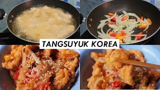 [ASMR COOKING] CARA MEMBUAT TANGSUYUK AYAM (탕수육) KOREA 100% HALAL #14