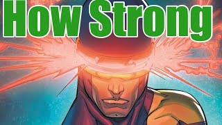 How Strong is Cyclops ( Scott Summers ) | Marvel Comics ~ X-MEN | Mutant