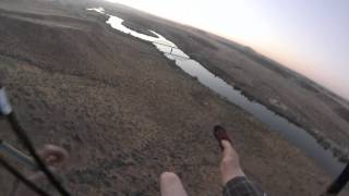 Speedflying Failed Cliff Launch