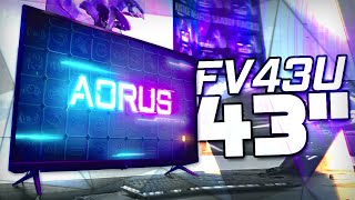 AORUS FV43U 43-inch 144Hz 1ms 4K Gaming Monitor.