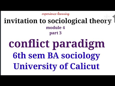 Invitation To Sociological Theory 6th Sem B.a Sociology University Of ...