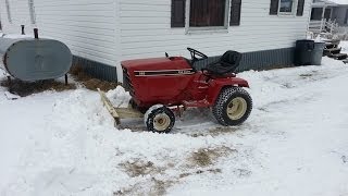 Cub cadet 582 plown driveway